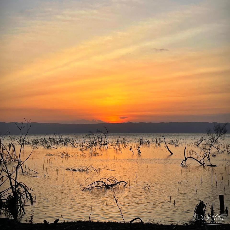 Sunset at Lake Eyasi, Tanzania