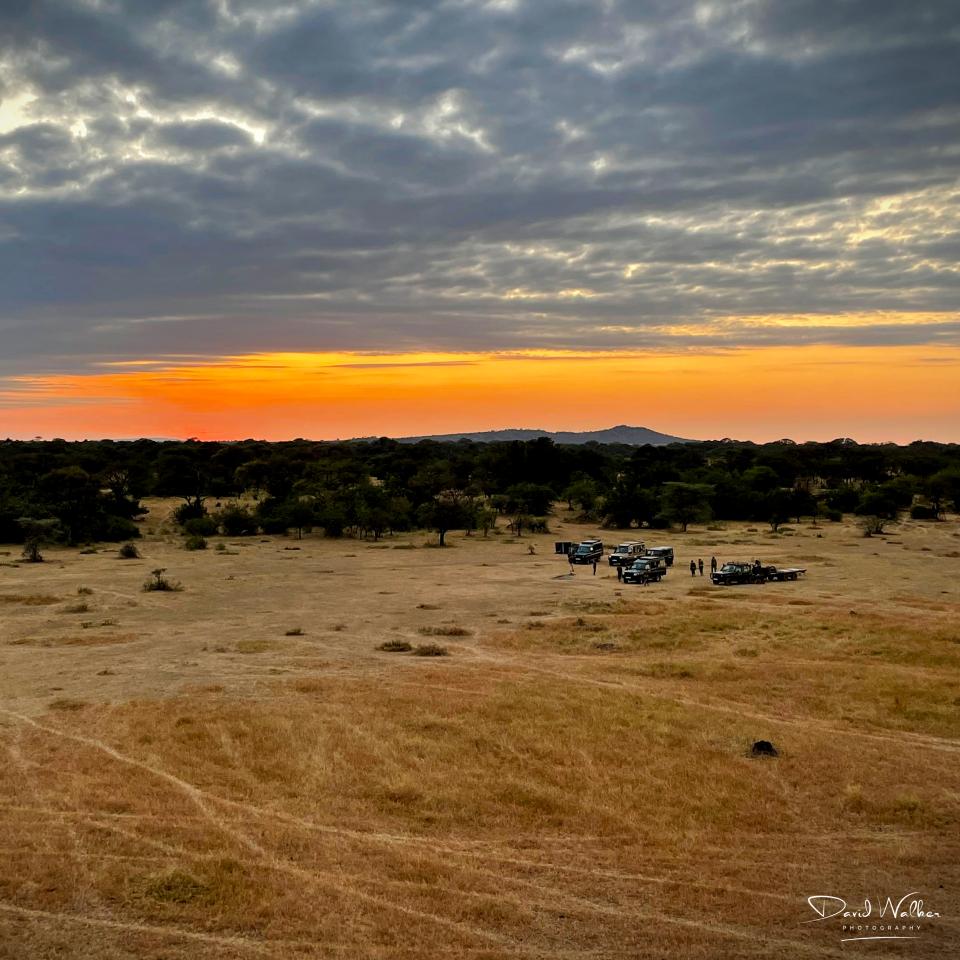 Taking flight over the Western Serengeti