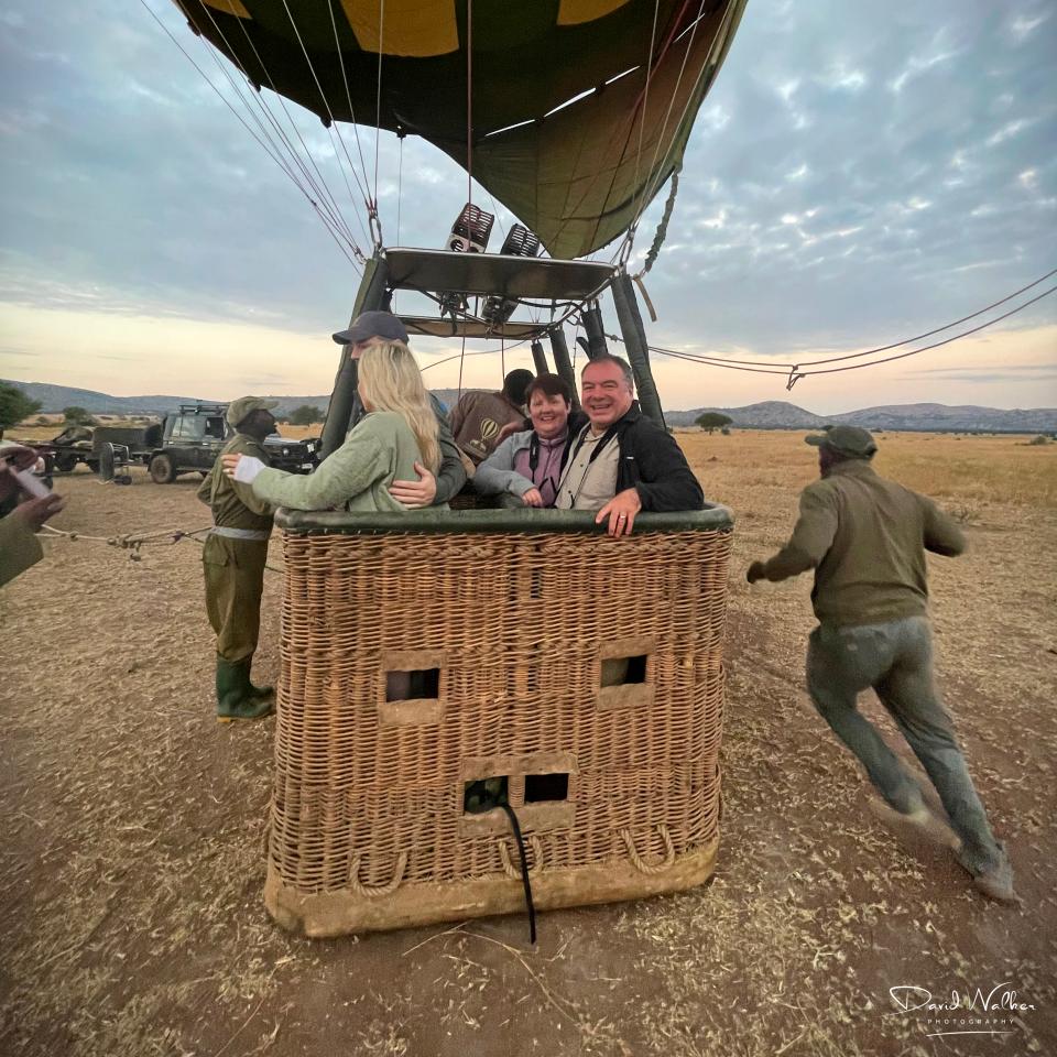 Upright and ready for take off, Western Serengeti
